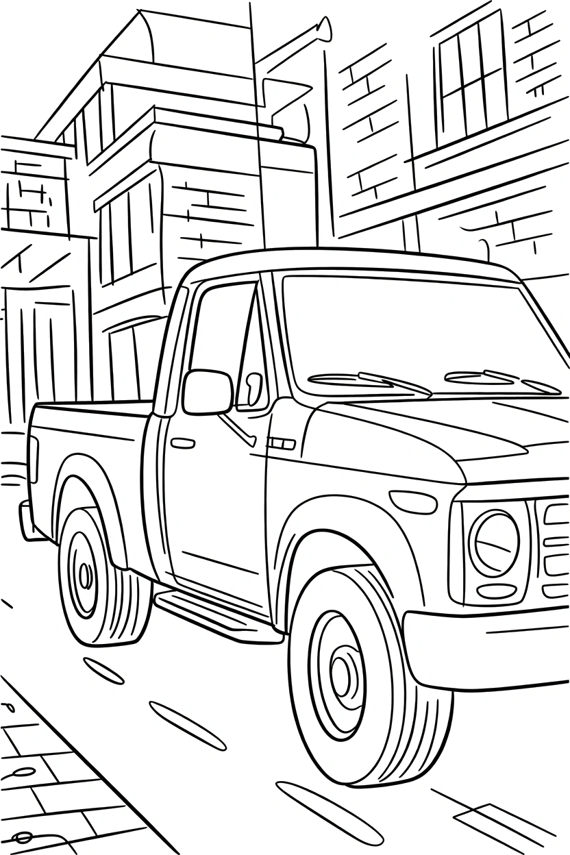 truck pulling alley printable sheet truck pulling alley printable sheet