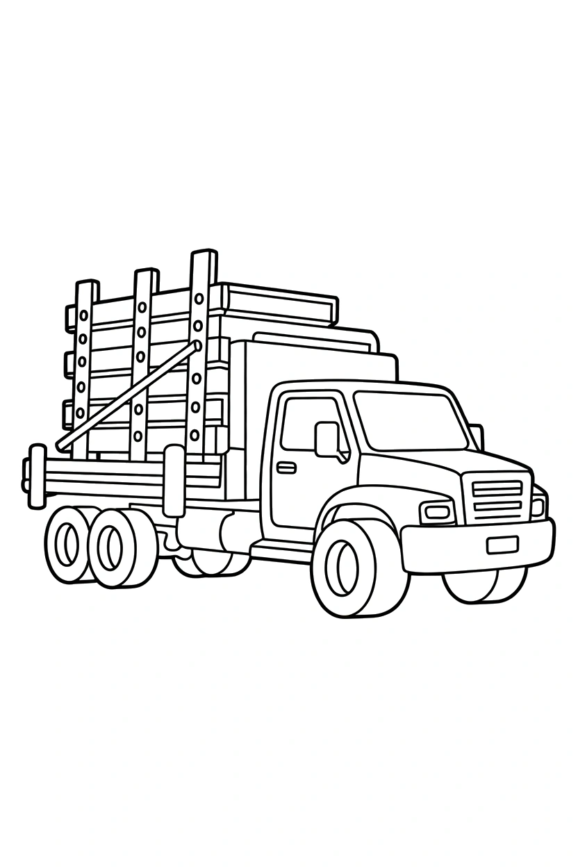 truck stacking pallets coloring pages truck stacking pallets coloring pages