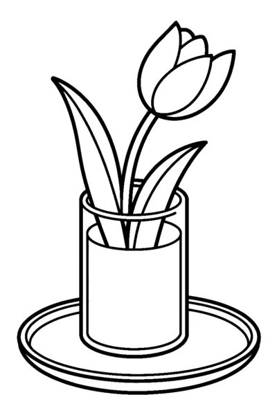 Tulip Coloring Pages