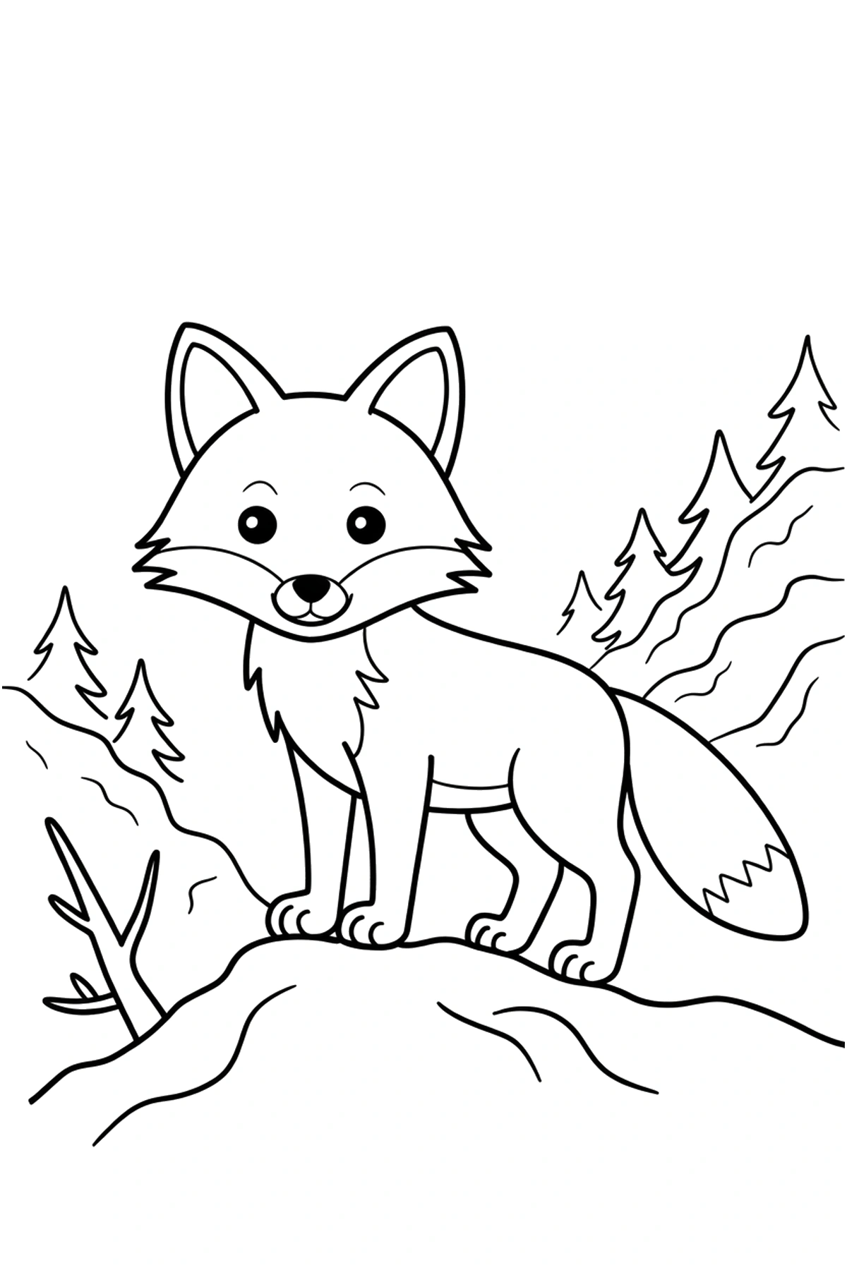 Fox Coloring Pages