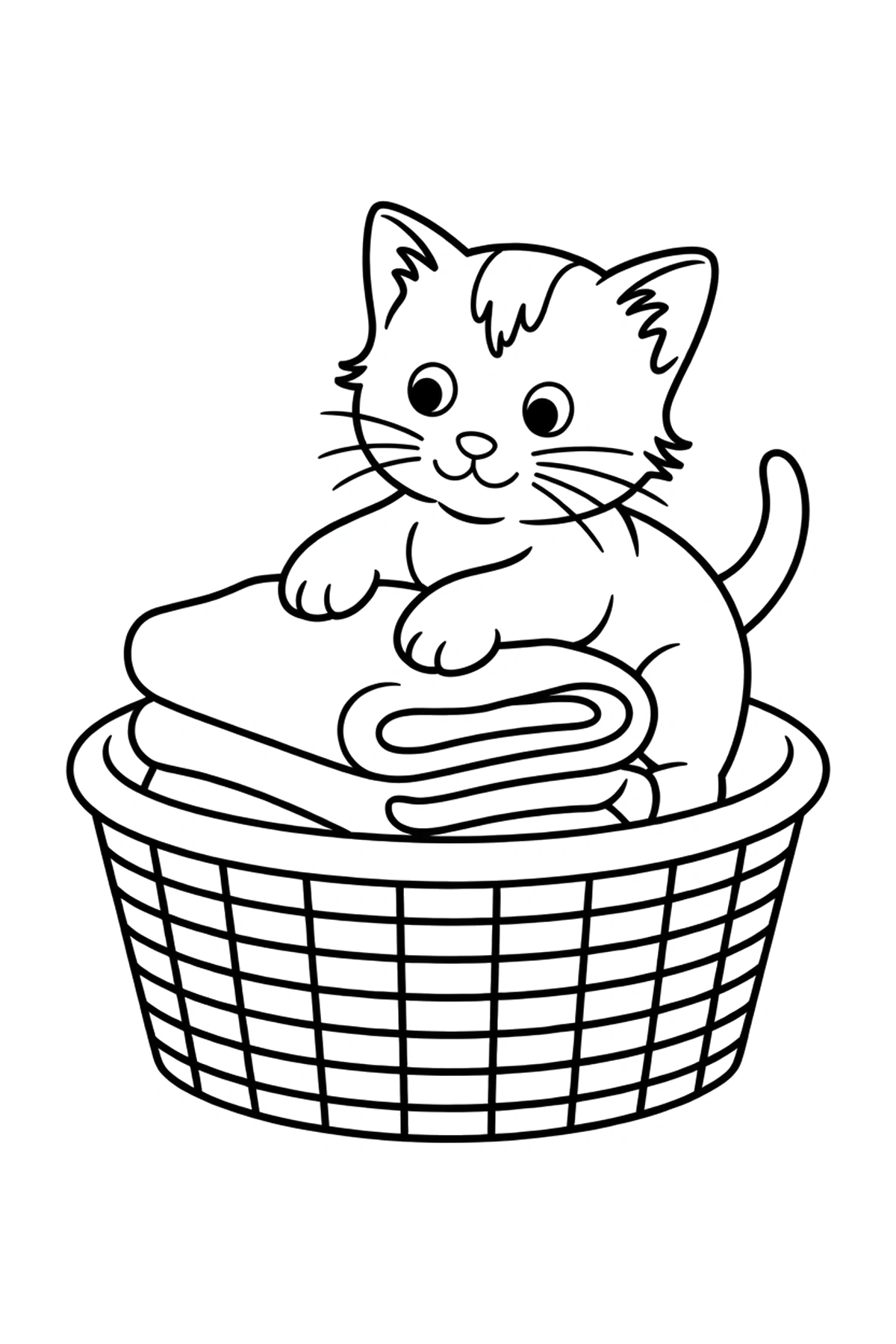 Kitten Coloring Pages