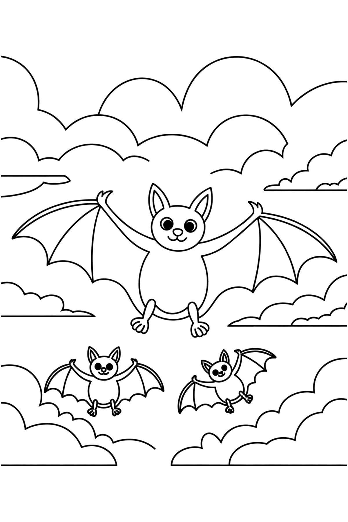 bat coloring sheets night clouds bat coloring sheets night clouds