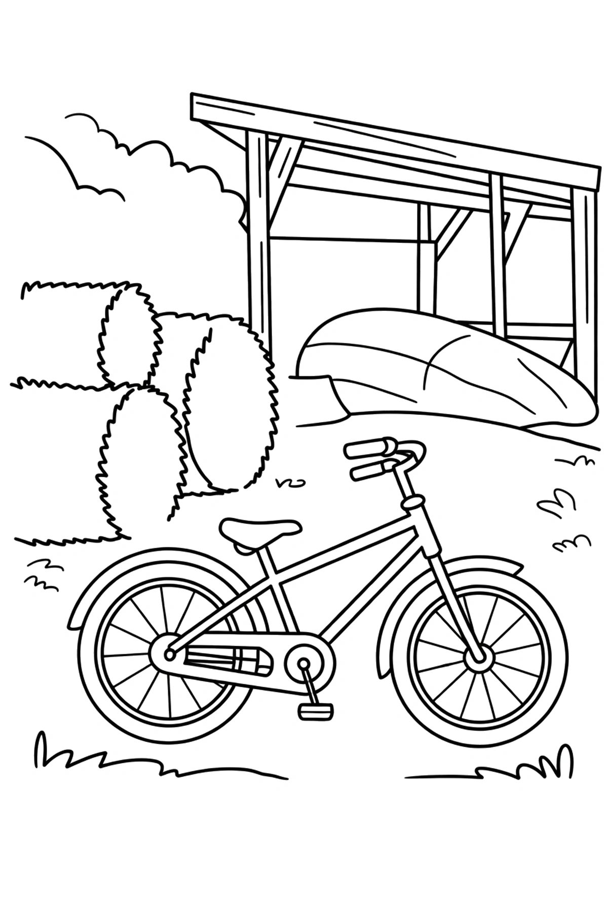 bike coloring pages printable