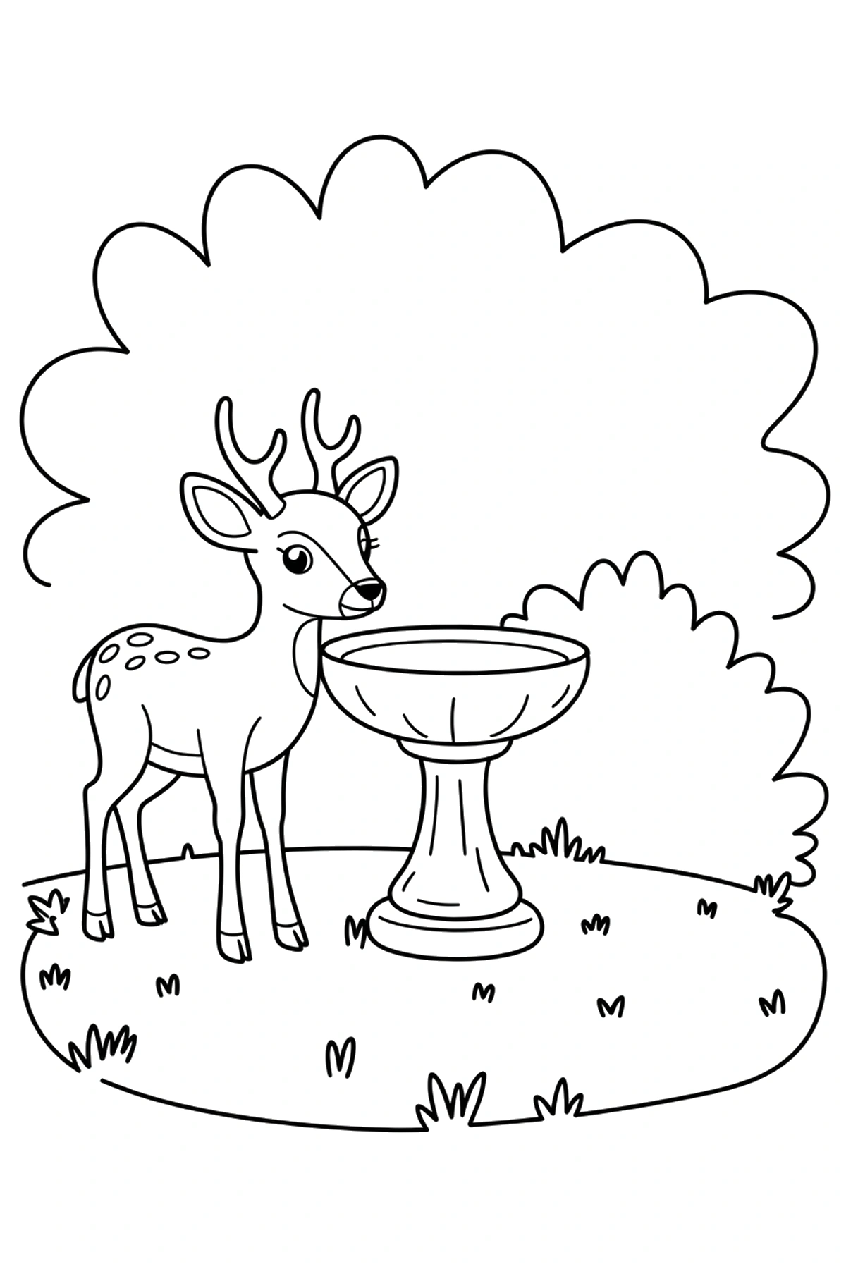Deer Coloring Pages
