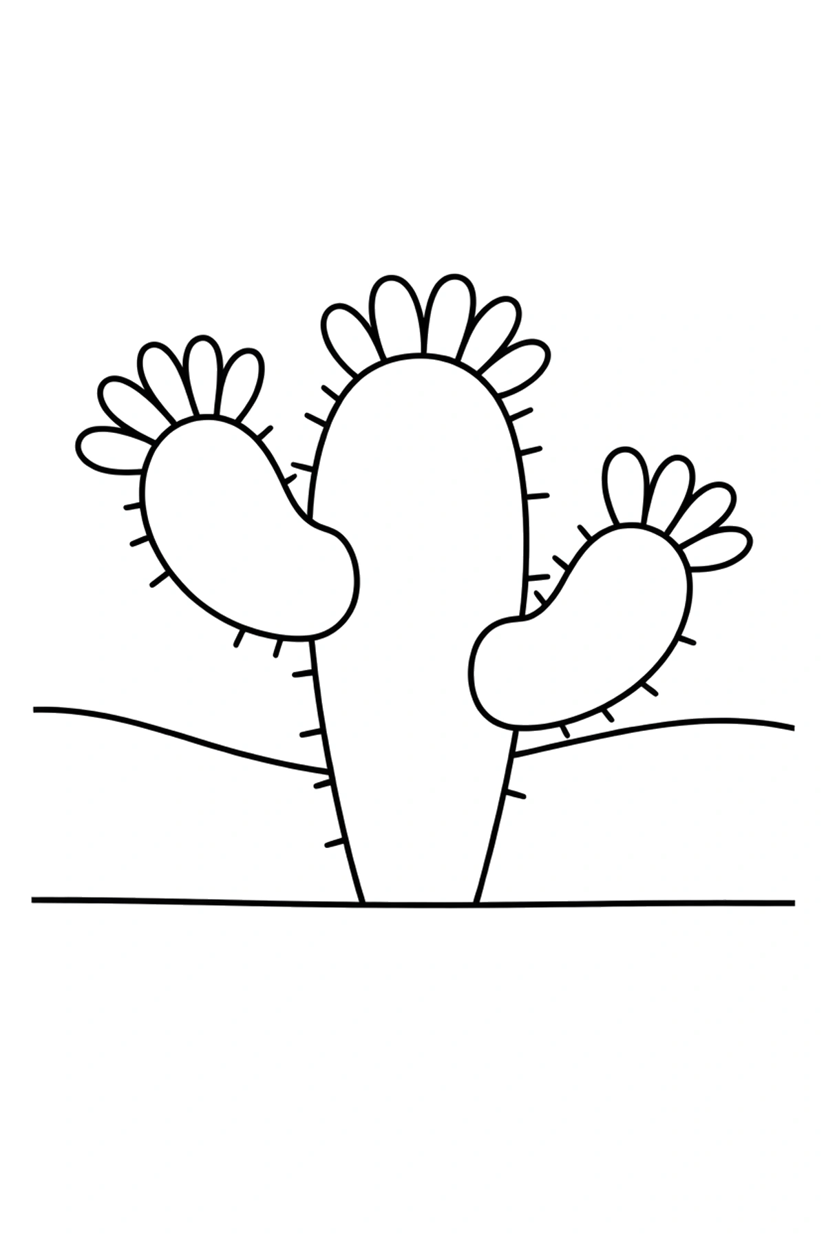 cactus and succulent coloring pages