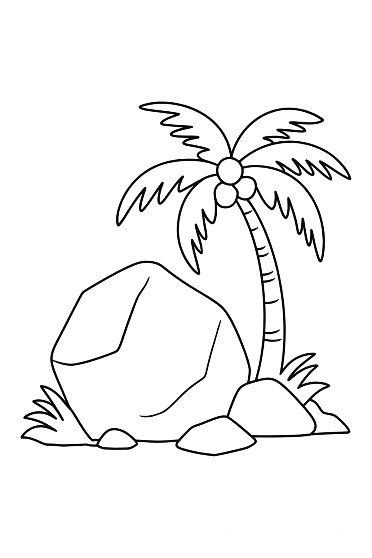 coloring pictures of palm trees