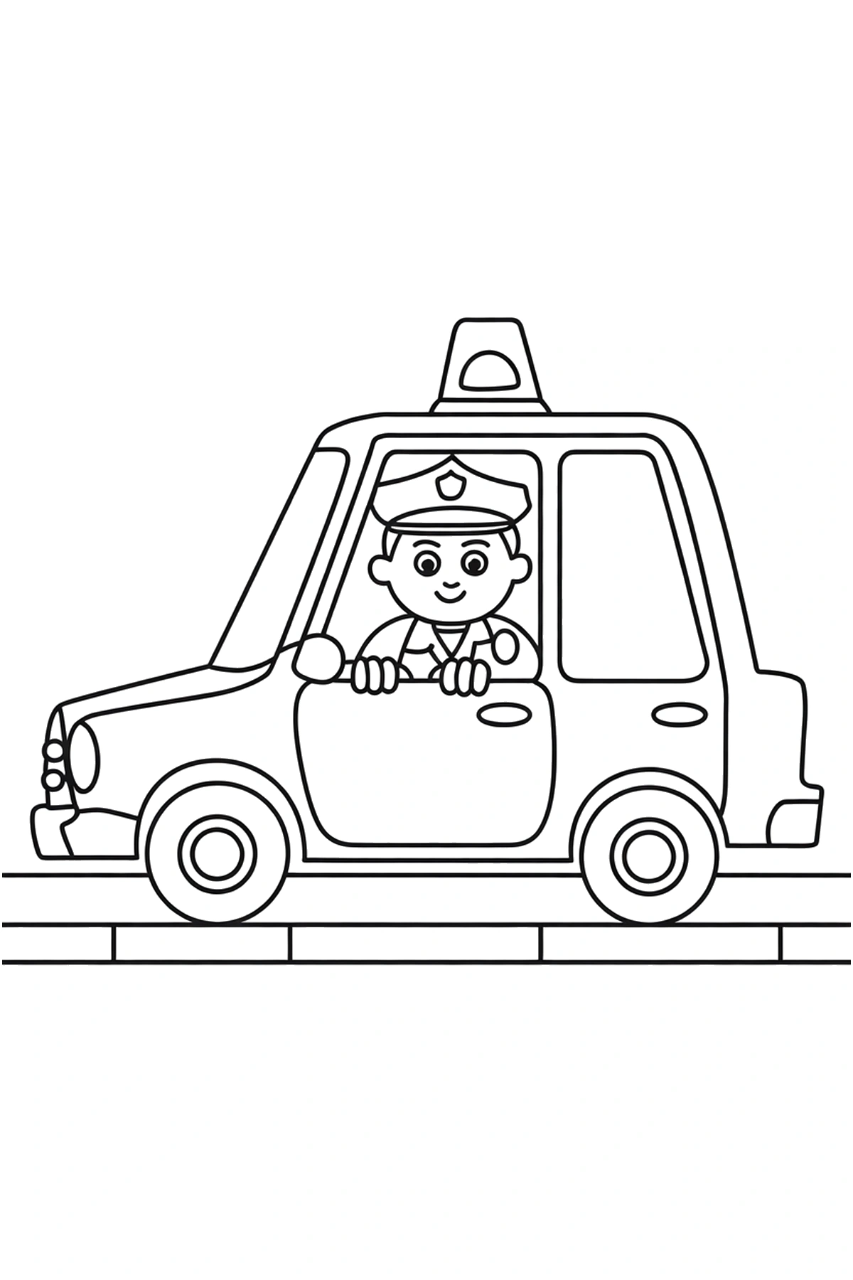 Police Officer Coloring Pages
