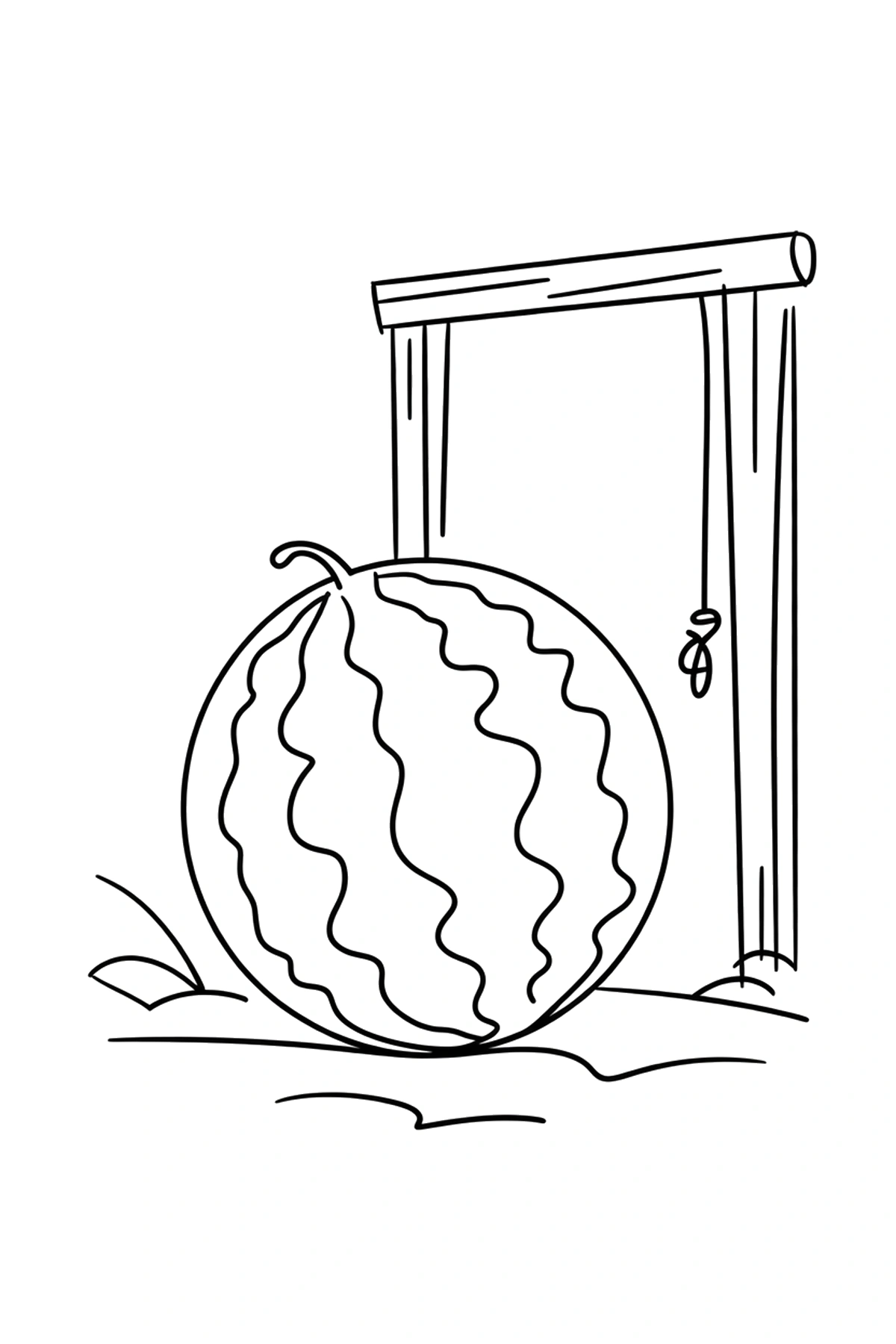 Watermelon Coloring Pages