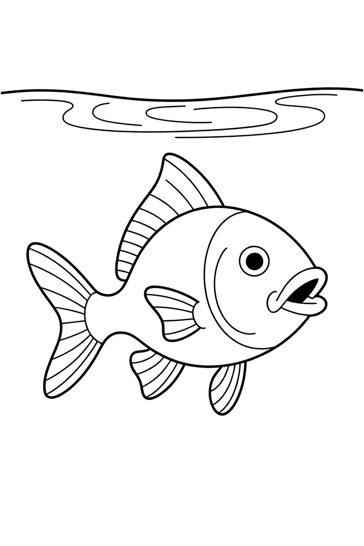 fish coloring pages for kids