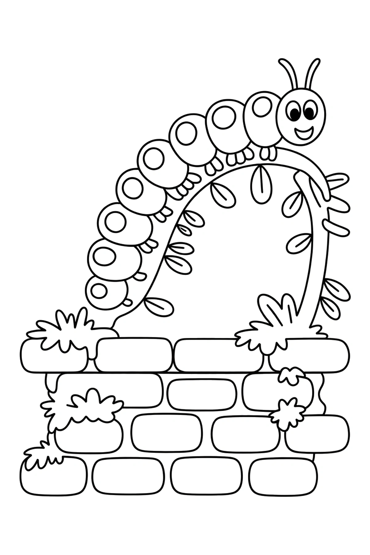 free caterpillar coloring pages free caterpillar coloring pages