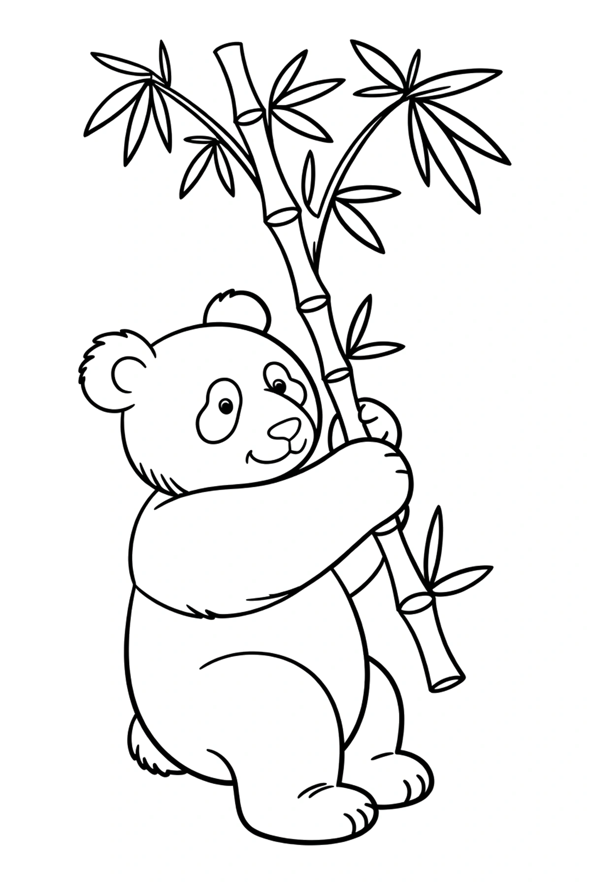 free coloring pages panda bear