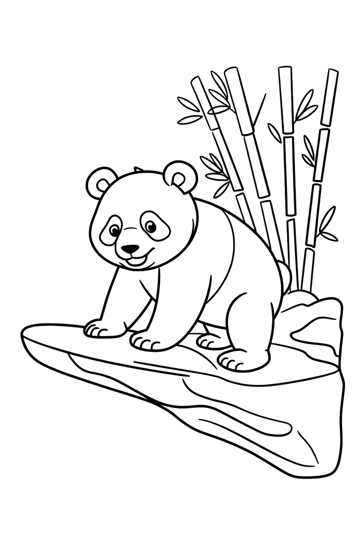 free panda coloring pages