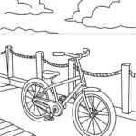 Bicycle Coloring Pages — Wheels Spinning, Ready to Roll free-printable-bicycle-coloring-pages