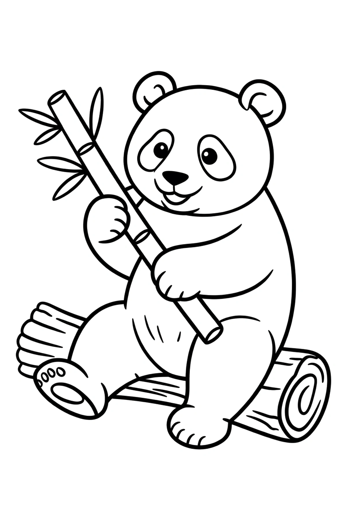 panda bear coloring sheet