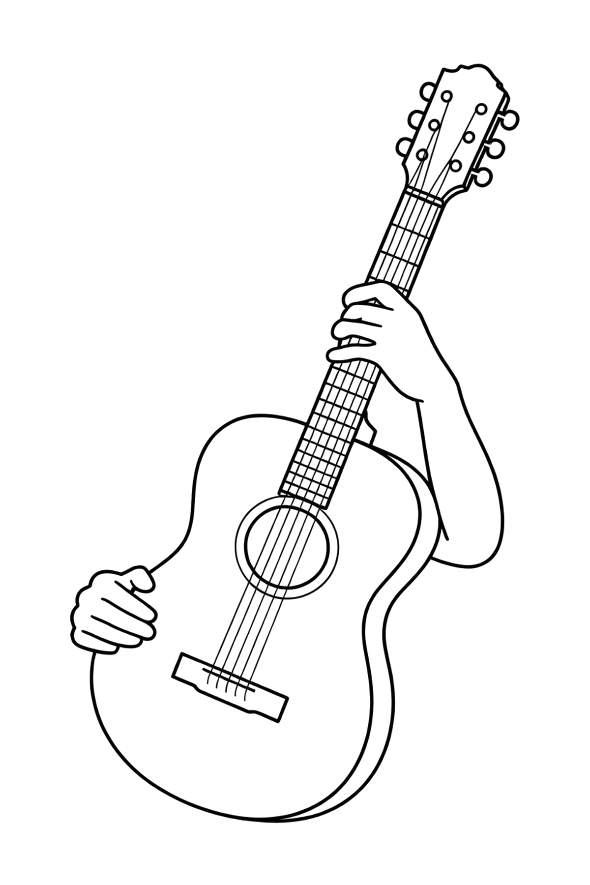 printable guitar coloring page printable guitar coloring page