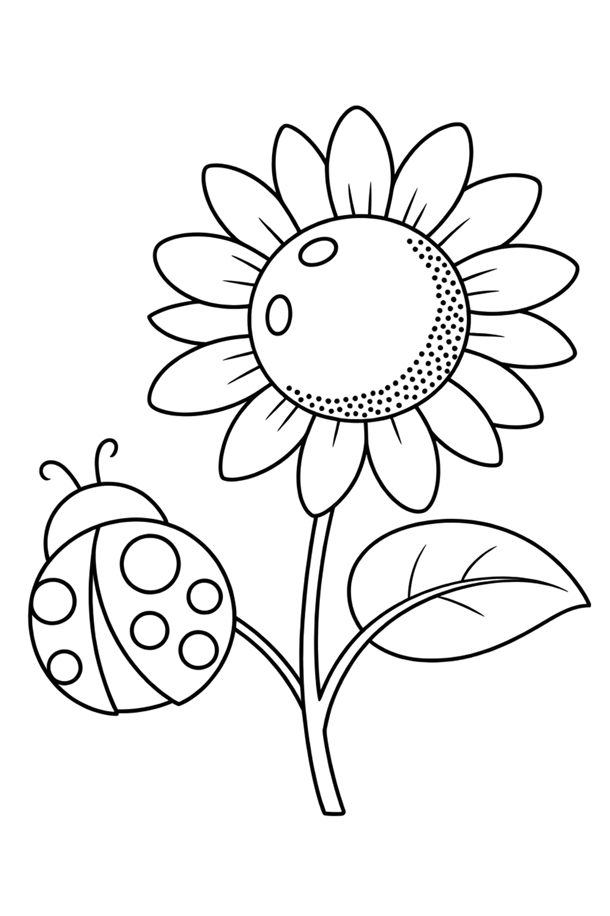 printable sunflower coloring page printable sunflower coloring page