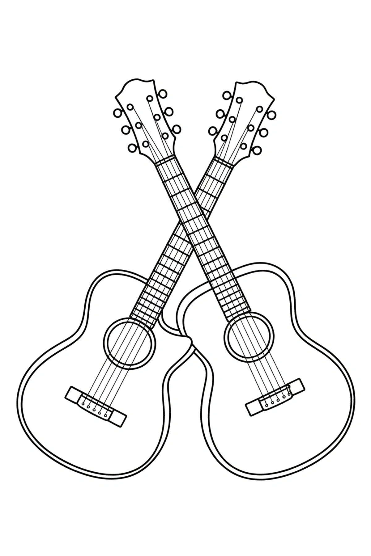 stacked guitars bench coloring pages stacked guitars bench coloring pages