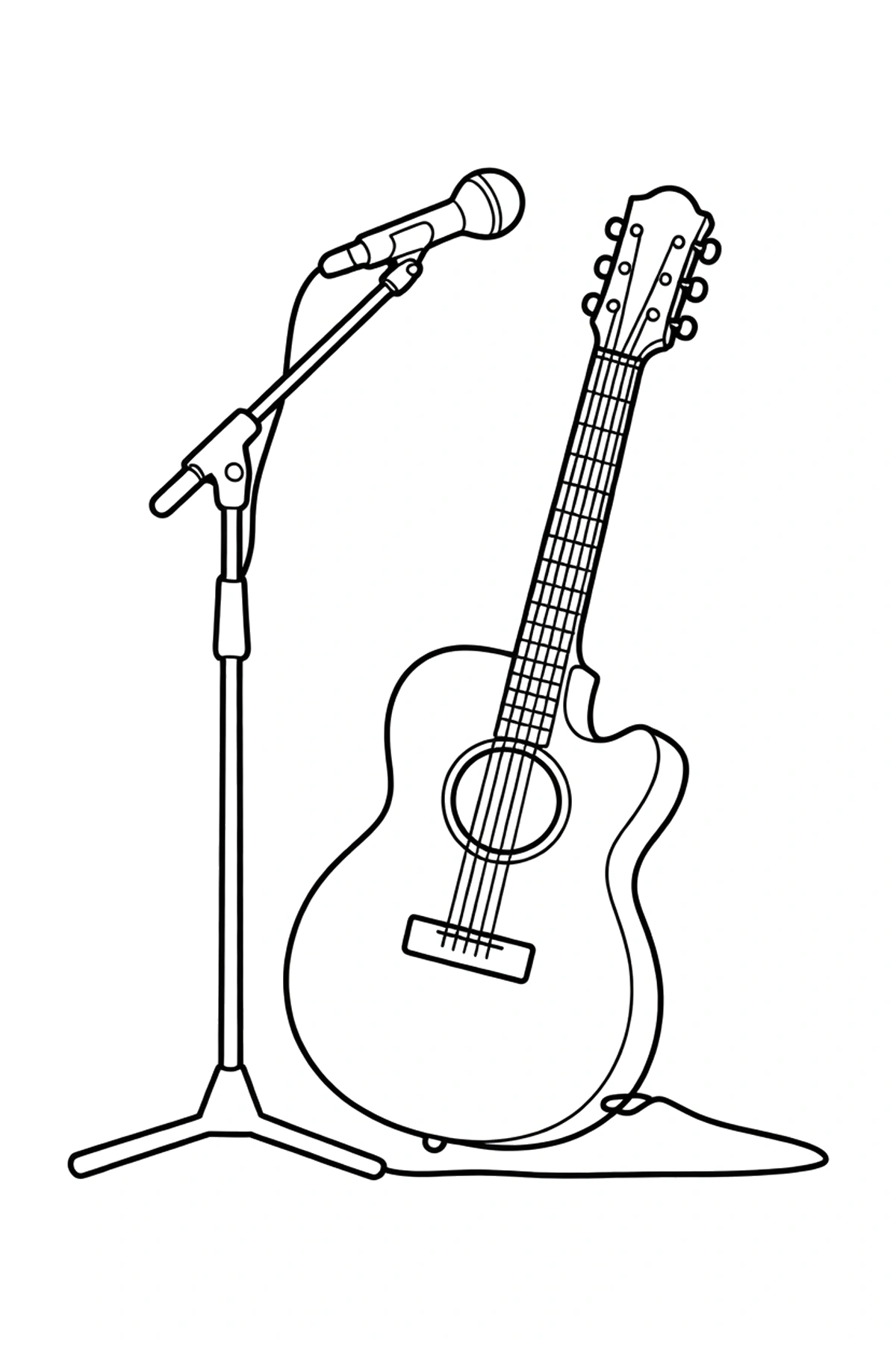 stage guitar stand coloring pages stage guitar stand coloring pages