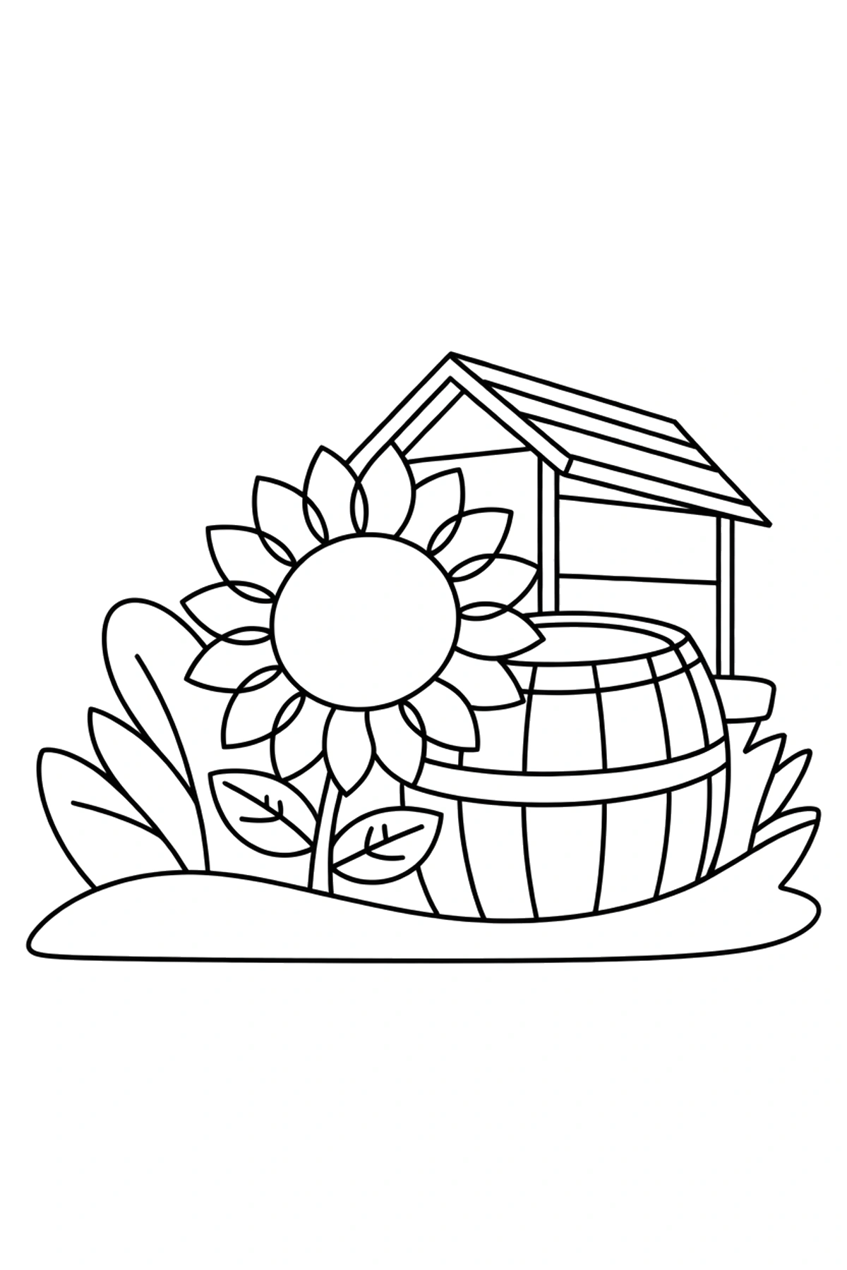 sunflower coloring sheets barrel shed sunflower coloring sheets barrel shed