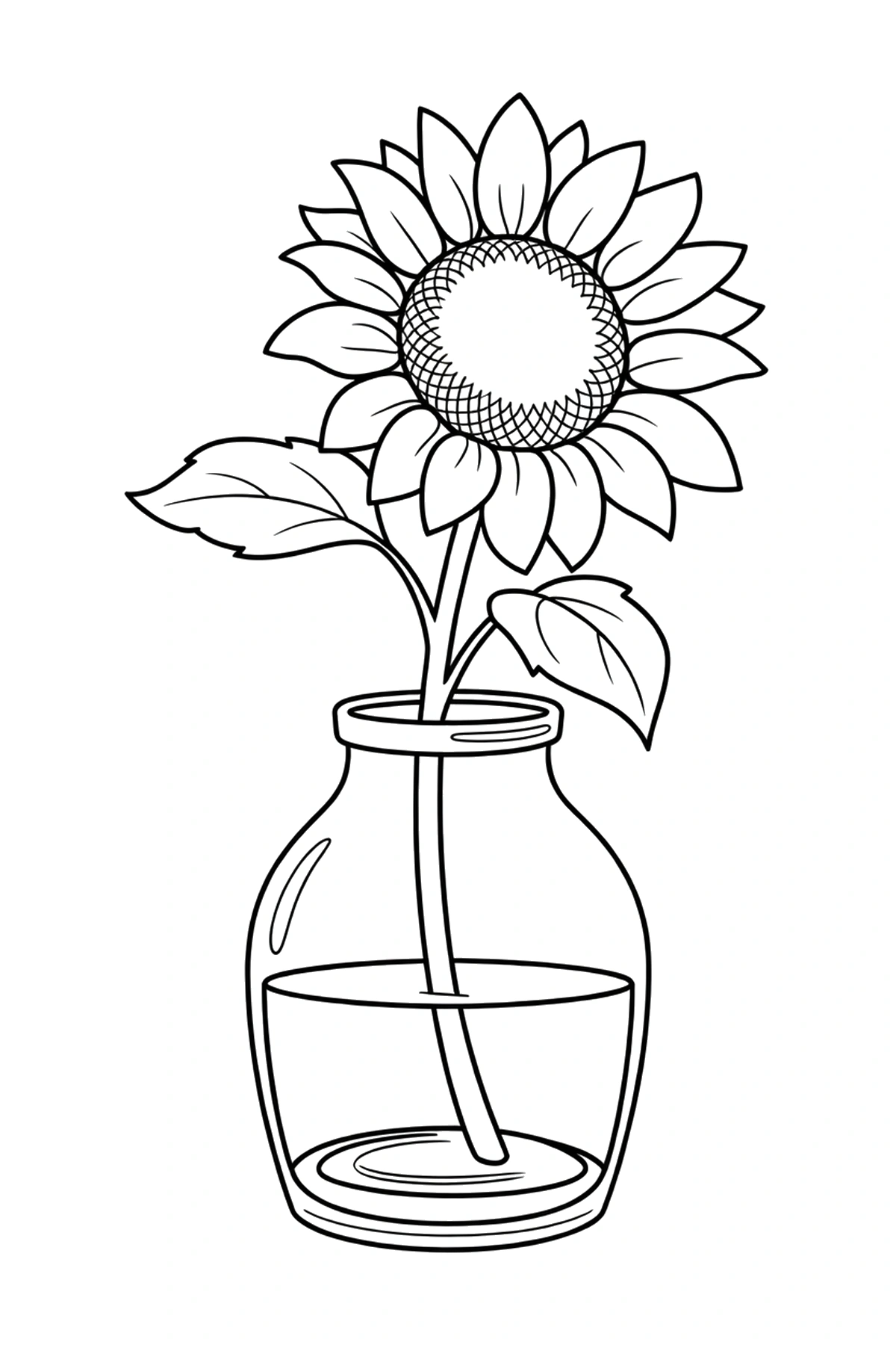windowsill sunflower coloring pages windowsill sunflower coloring pages